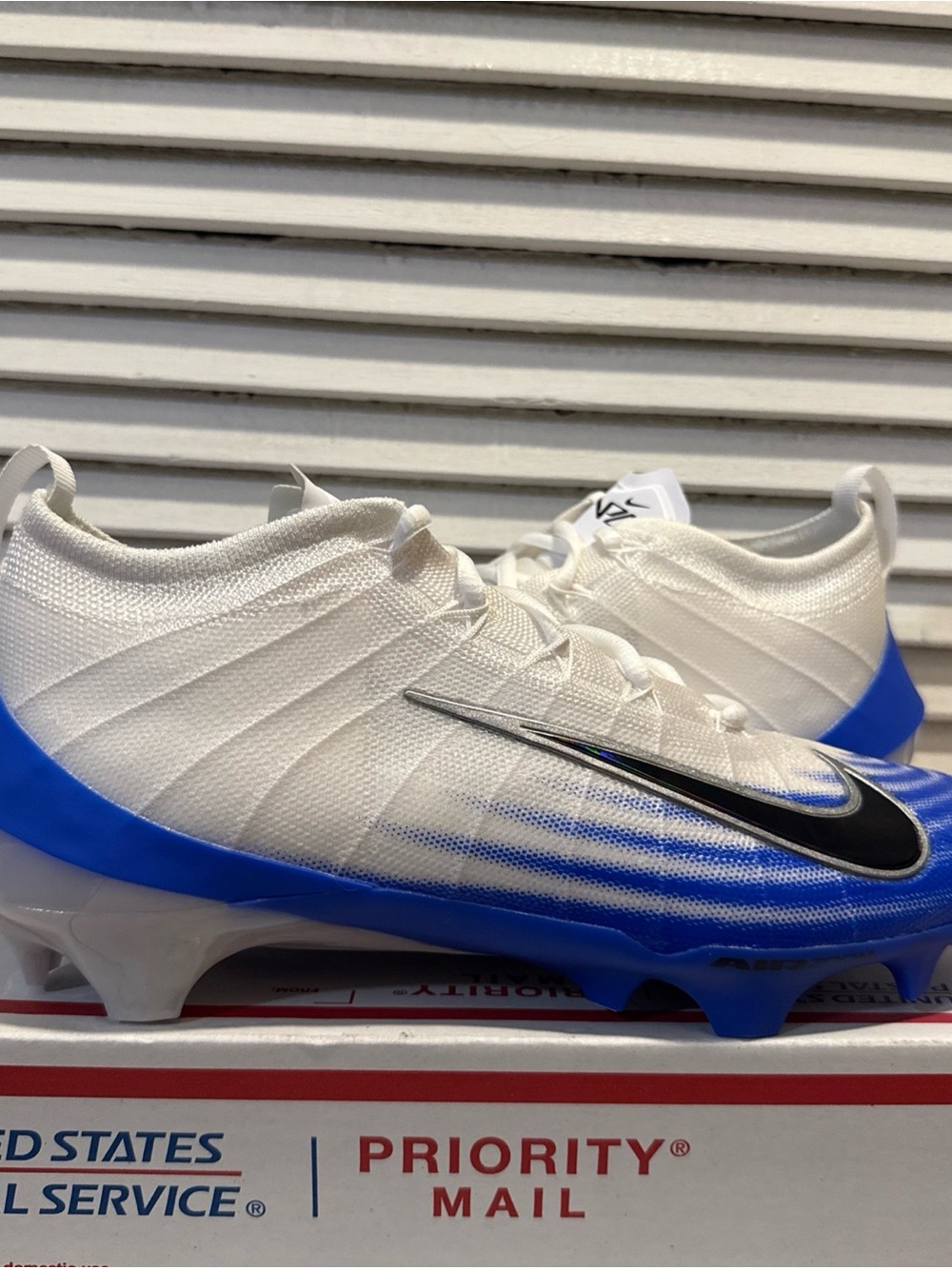 New Nike Zoom Vapor Elite 1 Football Cleats Racer Blue Men’s Size 9 FB3288-101